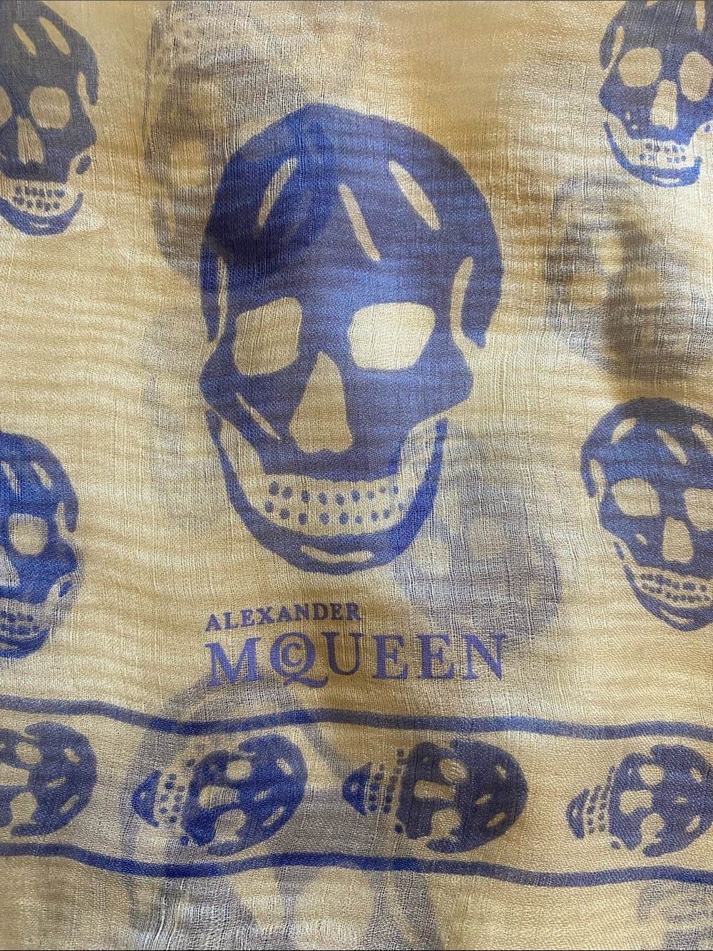 Alexander McQueen Skull Scarf